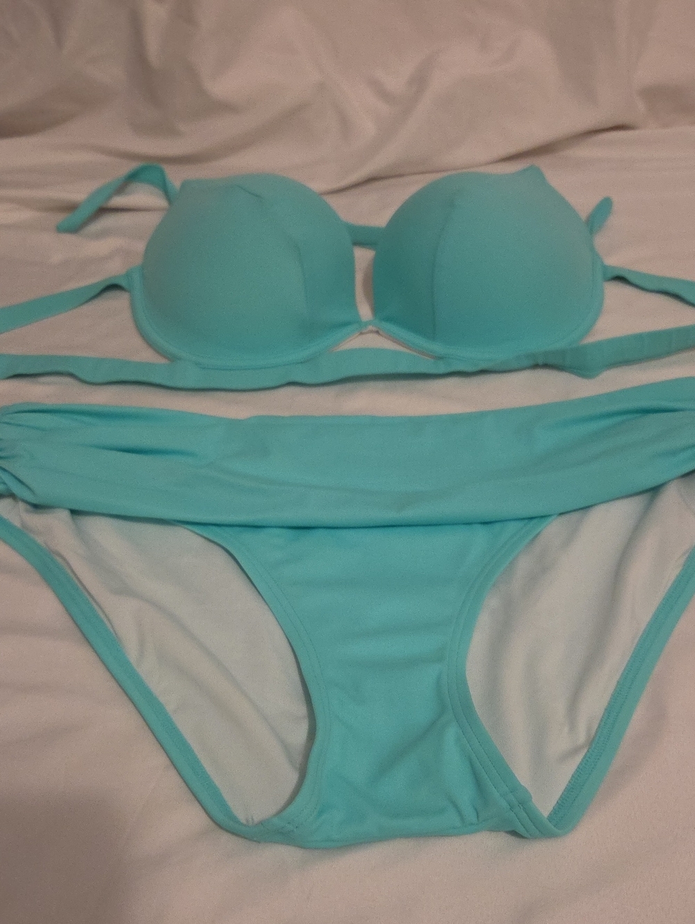Women’s Light Teal Push-Up Bikini Set